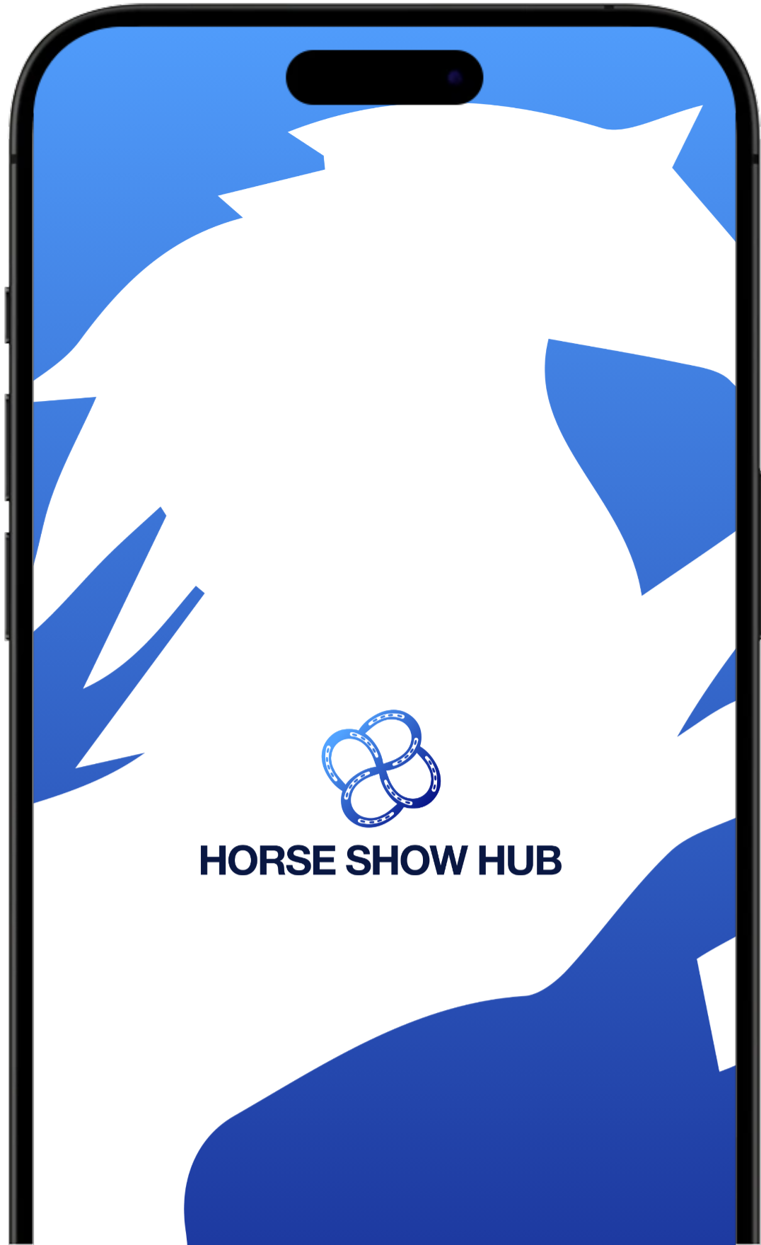 Horse Show Hub app splash screen